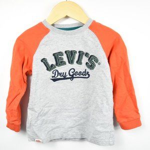 Levi's raglan long sleeve tee shirt